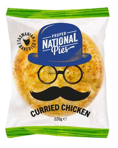 National Pies Curried Chicken Individual Wrapped 180g