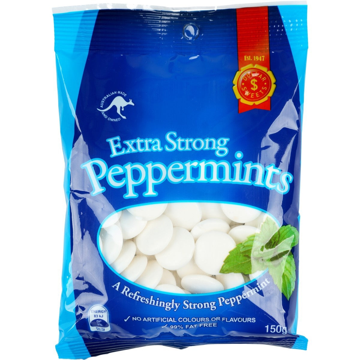 Dollar Extra Strong Peppermint 150g