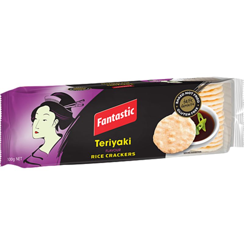 EGV Fantastic Rice Cracker Oriental Teriyaki 100g