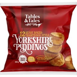 Tables & Tales Yorkshire Puddings 12pk 220g