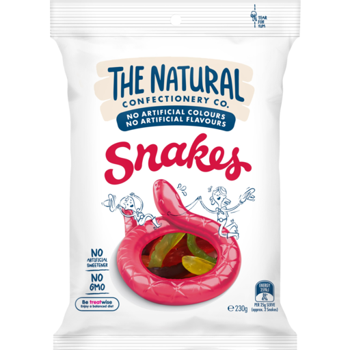 The Natural Confectionery Co Snakes 230g