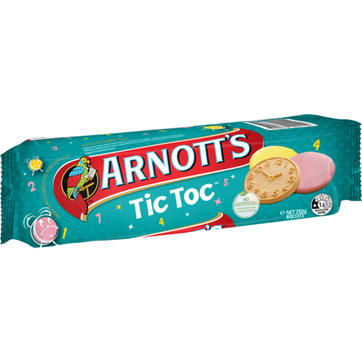 Arnott's Tic Toc Sweet Biscuits 250g