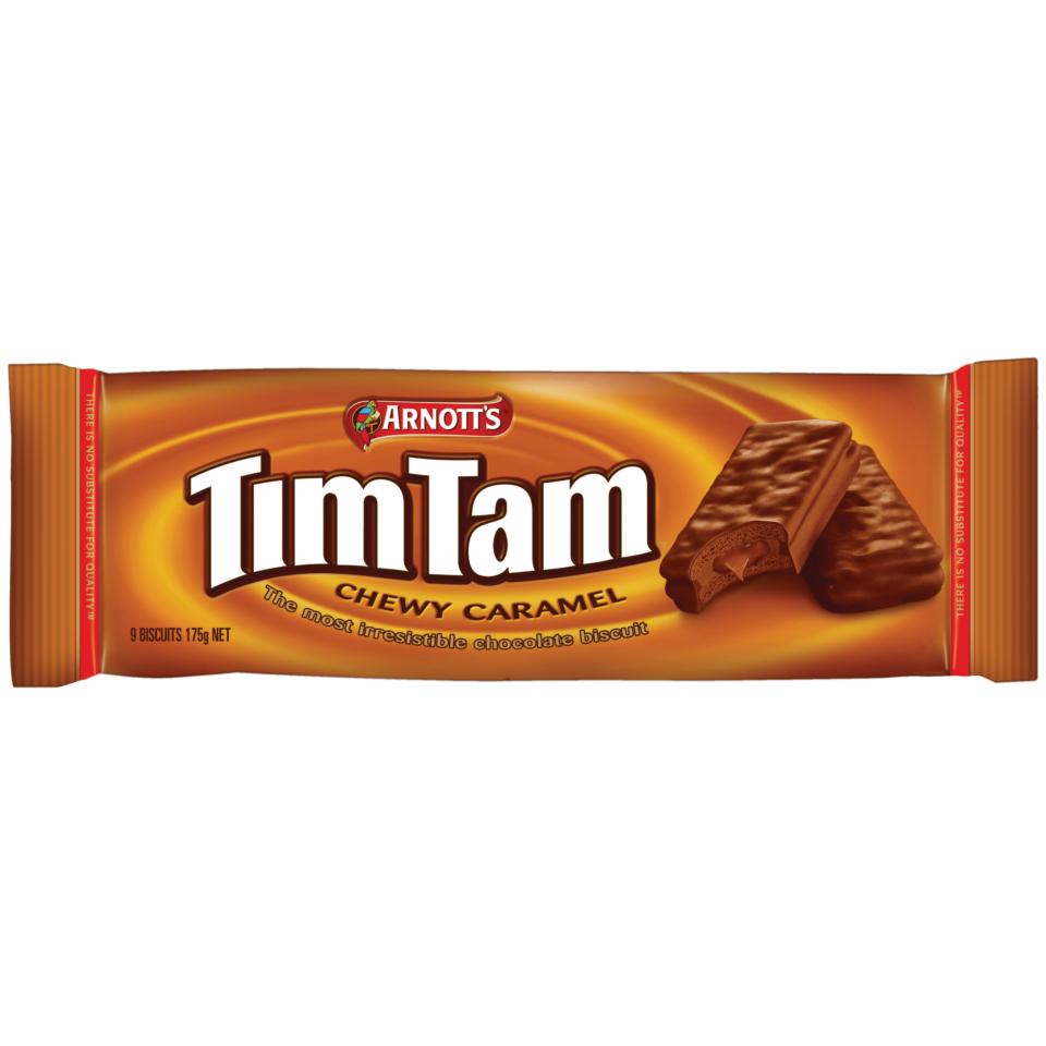 Arnott's Tim Tam Chewy Caramel 175g