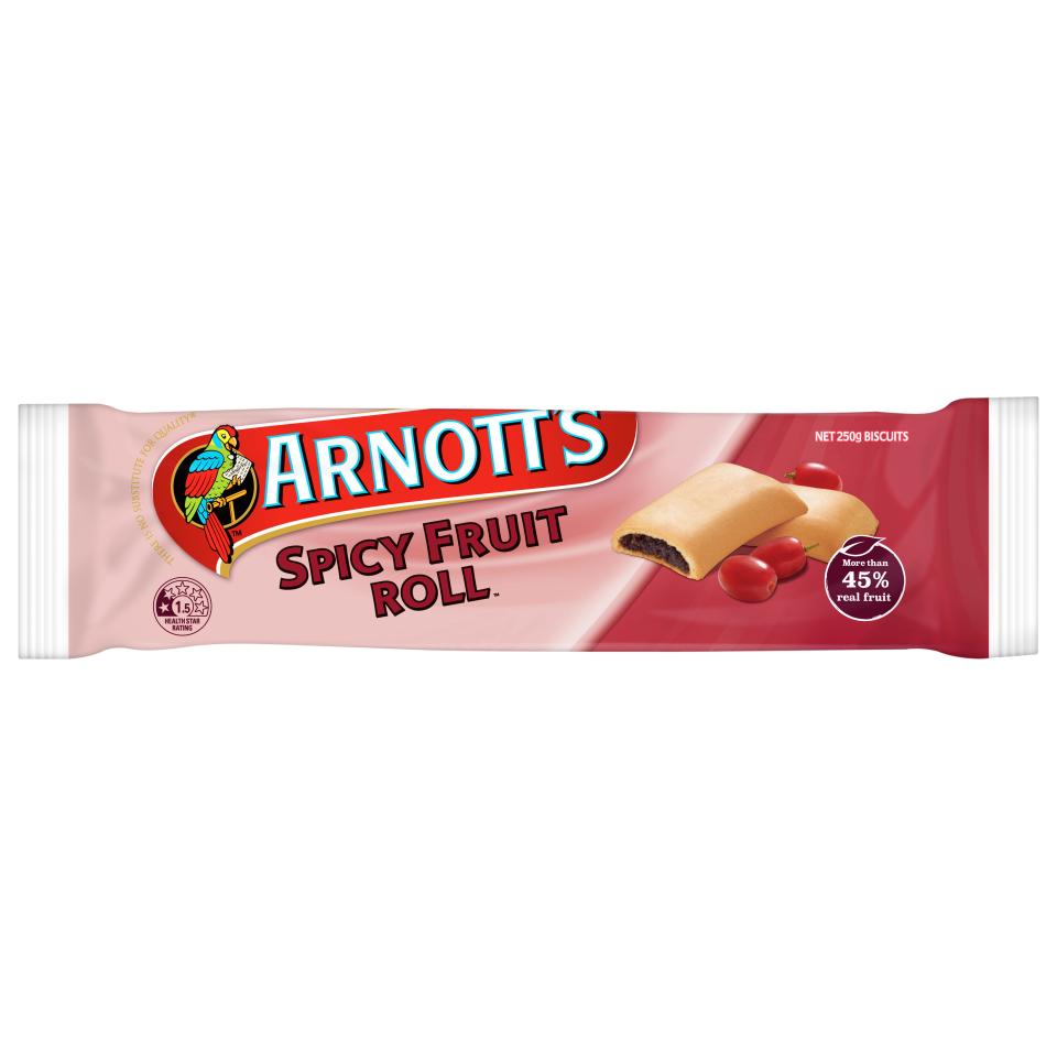 Arnott's Spicy Fruit Roll 250g