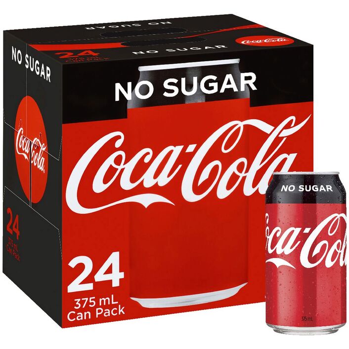 EGV Coca Cola No Sugar 375ml x 24pk