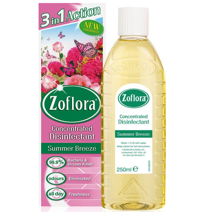 Zoflora Concentrate Disinfectant Summer Breeze 250ml